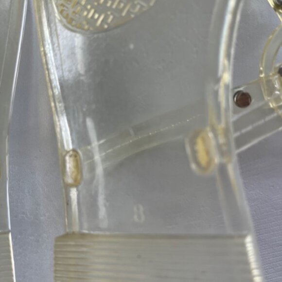 Tory Burch  Mini Miller Jelly Thong Sandals Sz 8 Dustbag - Picture 11 of 16